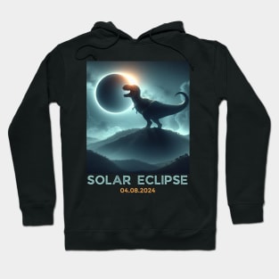 Total Solar Eclipse T-rex Dino April 8 2024 Solar Eclipse Hoodie